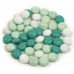 Mini confetti's (mix groen)